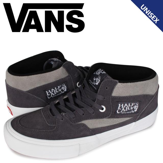 Vans ヴァンズ Half Cab Pro スニーカー メンズ レディース バンズ ハーフキャブ プロ グレー Vn0a38c