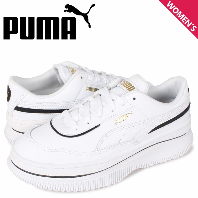 Puma プーマ デバ レザー スニーカー レディース 厚底 Deva Leather Wmns ホワイト 白 01 Anniepestana Com