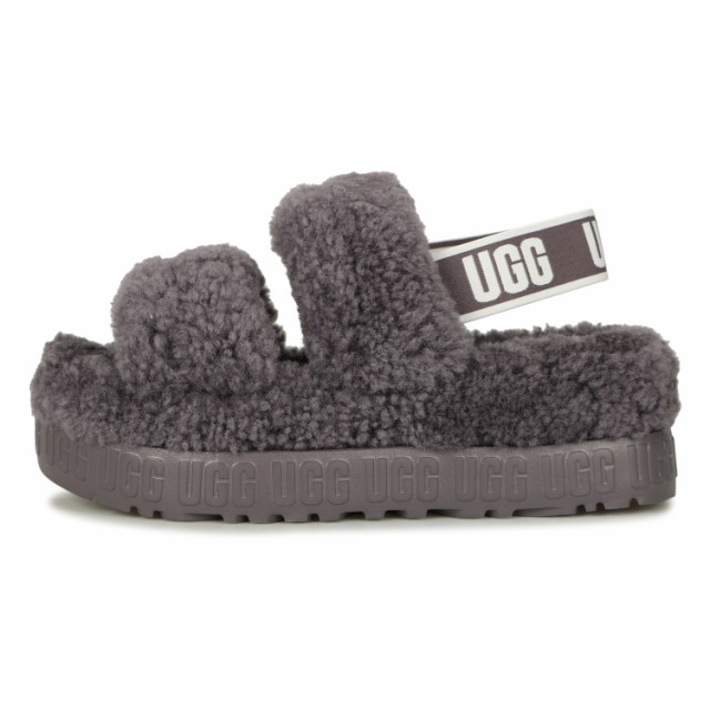 【48枚限定！1000円OFFクーポン配布中】 UGG アグ サンダル レディース 厚底 ファー オー フラッフィータ OH FLUFFITA