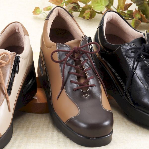 全日本送料無料 K 25 山羊革4eエアインソール付ウォーキングシューズ ダークブラウン オーク 23 5cm K アウトレット Arnabmobility Com