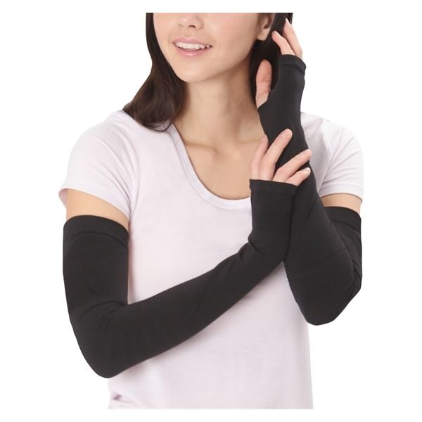 クライマックスセール 10個入 水陸両用uvカット細魅せアームカバー ブラック キャンセル ブランドおしゃれ Ogytech Com