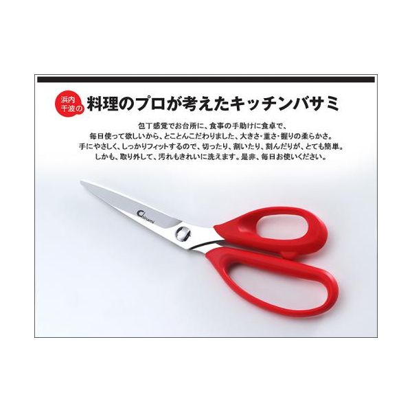 無料長期保証 6個入 浜内千波のキッチンバサミ Chi キャンセル ブランドおしゃれ Farmerscentre Com Ng