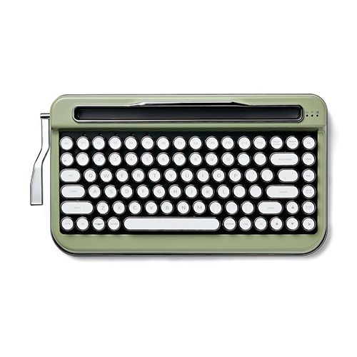 代引不可 代引不可 Pnadog 直送 個数 1個 タイプライター風キーボードpenna Olive ペナ パソコン Pc周辺機器 直送 Ajax Green