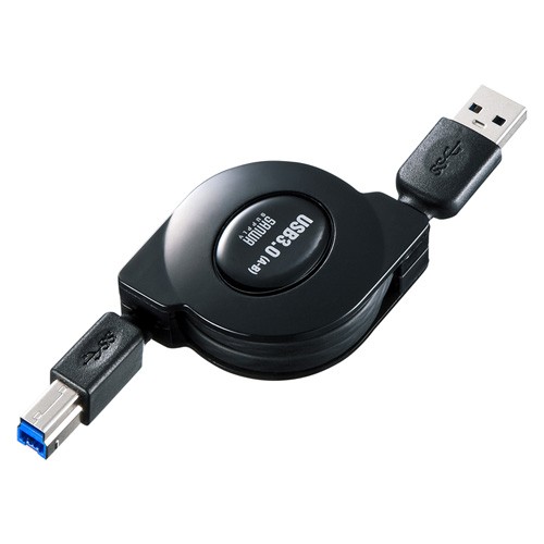 USB3.0巻取りケーブル サンワサプライ KU30-M10