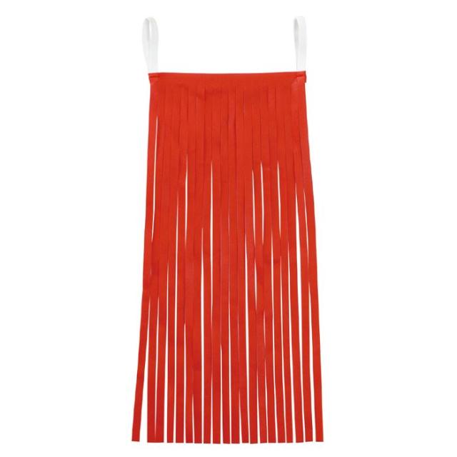 カラフルフリンジ 赤 レッド ダンス 踊り 運動会 体育祭 衣装 フリンジ ひらひら 簡単装着 発表会 カラー ふりふり 学校 クラスの通販はau Pay マーケット やるcan 商品ロットナンバー