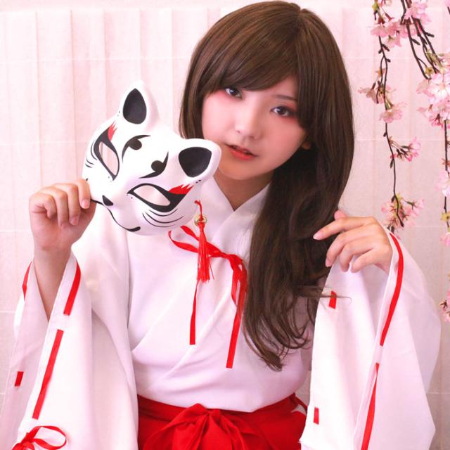花鳥風月 きつね面 白 黒耳 キツネ 狐 おめん お面 マスク 和装 コスプレ 仮装 変装 小道具 グッズ クリアストーン の通販はau Pay マーケット やるcan 商品ロットナンバー