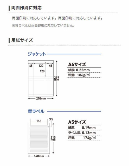 エレコム メディアケース用ジャケットキット カード 背ラベル スーパー