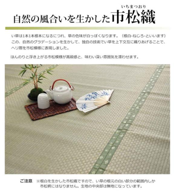 高い素材 北海道 沖縄 離島配送 い草 上敷きカーペット ござ フリーカット 三六間8畳 約364 364cm 熊本県八代産い草使用 畳の日焼 新版 Olsonesq Com