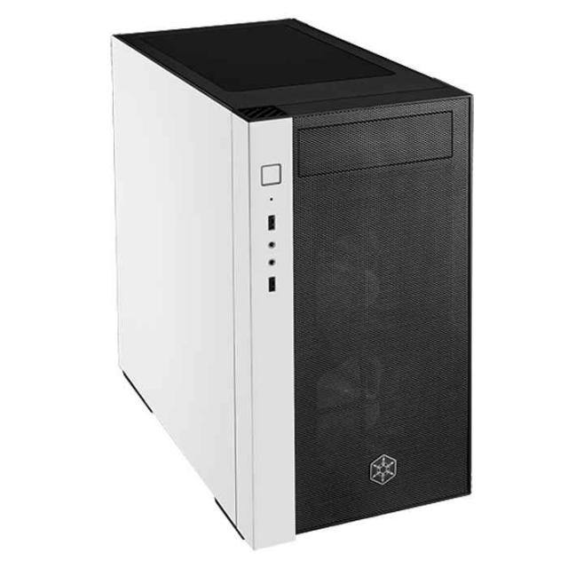 Pcケース 強化ガラス金属質の高級なデザイン ブラックホワイト 日本限定 シルバーストーン Siv Sst Rl08bw Rgb Silverstone Japan