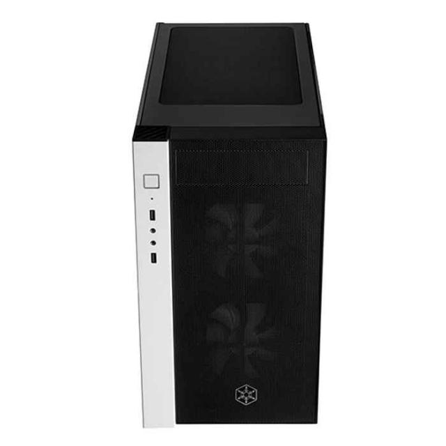 Pcケース 強化ガラス金属質の高級なデザイン ブラックホワイト 日本限定 シルバーストーン Siv Sst Rl08bw Rgb Silverstone Japan