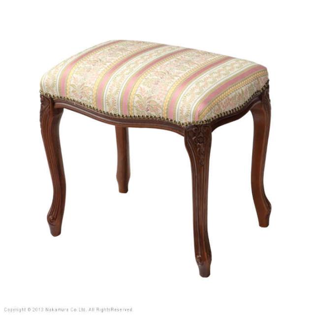 魅了 北海道 沖縄 離島配送 スツール オットマン 腰掛け 椅子 イス チェア イタリア直輸入家具 クラシック アンティーク風 イ 流行に