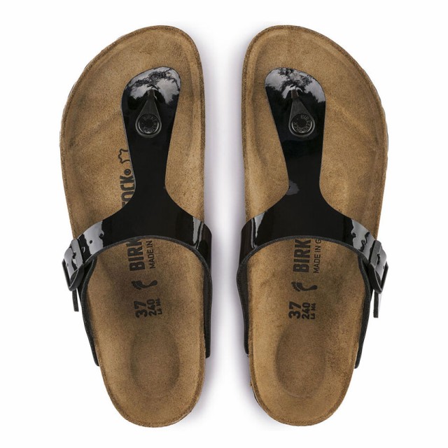 キナル別注 国内正規品 お取寄せ ビルケンシュトック ギゼ ブラック パテント サンダル 鼻緒 Birkenstock Gizeh メンズ レディース 幅広 豪華 Gdpcambodia Org