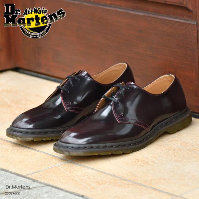 【ドクターマーチン】ARCHIE Ⅱ 25.0 ダークブラウン ビジネス レザー Dr.Martens ビジネスシューズ ARCHIE II 3 HOLE SHOES ドクター