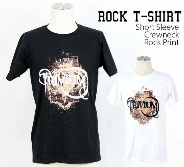 ロックtシャツ Trivium トリヴィアム ロゴ バンドtシャツ メンズ