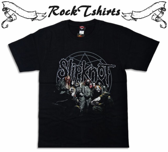 ロックtシャツ Slipknot スリップノット かっこいいイラスト バンドt