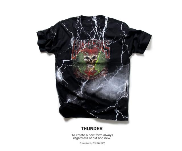Guns N Roses ガンズアンドローゼス サンダーデザイン ロックtシャツ バンドtシャツ メンズ レディース パンク ロックファッション の通販はau Pay マーケット T Link Au Pay マーケット店 商品ロットナンバー