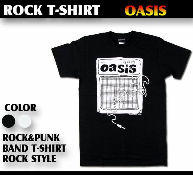 ロックtシャツ Oasis オアシス アンプイラスト バンドtシャツ メンズ レディース パンクの通販はau Pay マーケット T Link Au Pay マーケット店 商品ロットナンバー