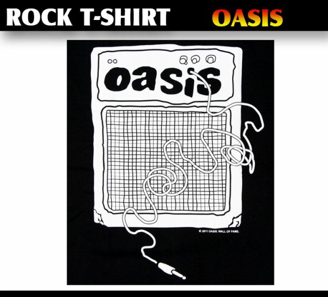 ロックtシャツ Oasis オアシス アンプイラスト バンドtシャツ メンズ レディース パンクの通販はau Pay マーケット T Link Au Pay マーケット店 商品ロットナンバー