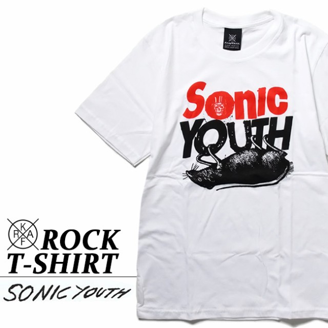 ロックtシャツ 半袖 Sonic Youth Tシャツ ソニックユース バンドtシャツ メンズ レディース ミュージック ファッション 白 綿の通販はau Pay マーケット T Link Au Pay マーケット店 商品ロットナンバー