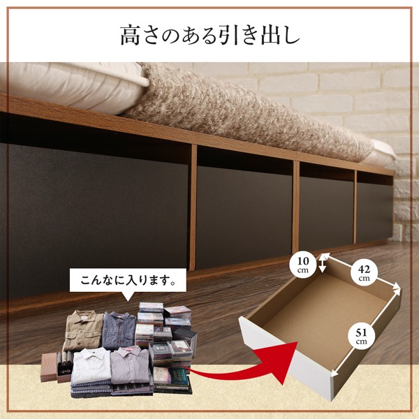 お得正規品 布団で寝られる 引き出しの通販はau PAY マーケット - e-バザール|商品ロッ おしゃれなヴィンテージ・モダン風 引き出し収納バイカラーベッド マルチラススーパースプリングマットレス付き 超激安