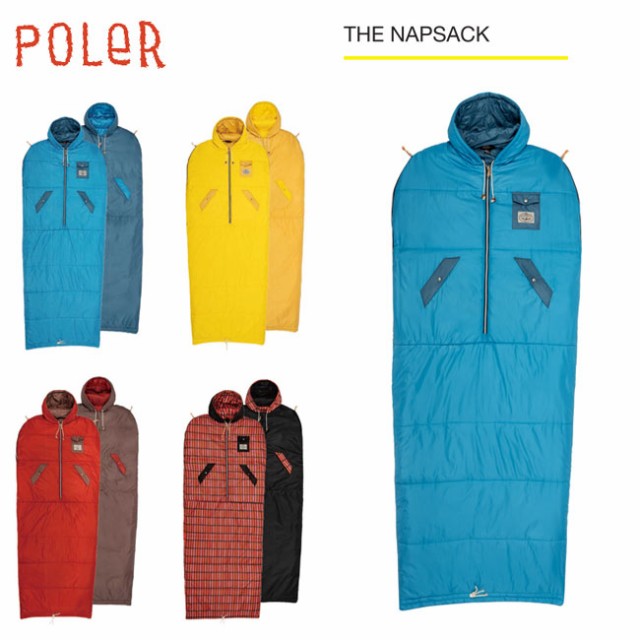 着られる寝袋 ポーラー POLer NAPSACKS マミー型シュラフ 車中泊 アウトドア キャンプの通販はau PAY マーケット