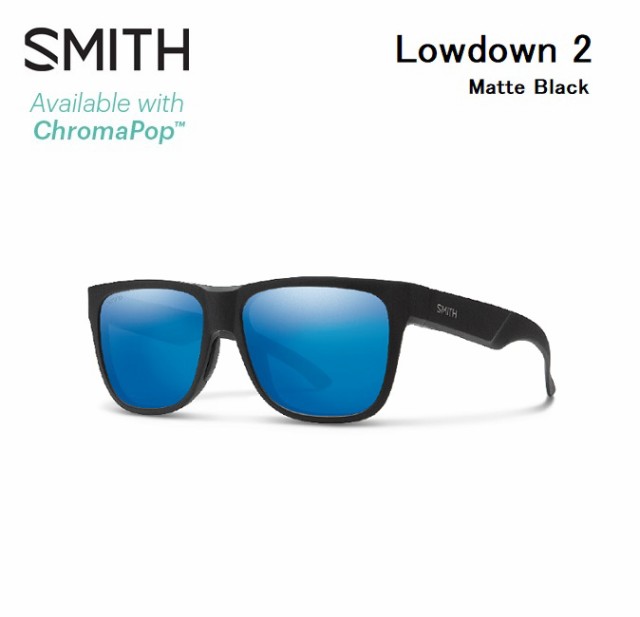 大特価放出 サングラス スミス Smith Lowdown 2 Smith Matte 偏光レンズ ネットau Black Chromapop サングラス Polarized Blue Mirror ローダウン2 クロマポップ 偏光レンズ 油彩画shop Art 86ee6afe Lyrique Com