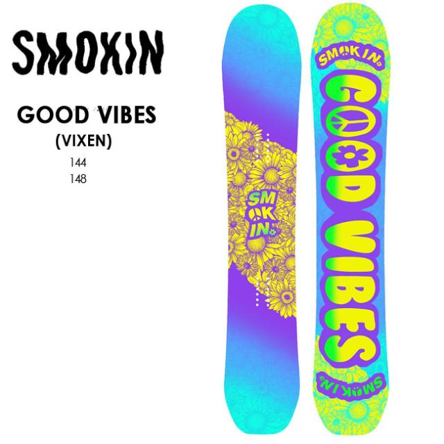 全国組立設置無料 予約 スモーキン スノーボード Smokin Snowboard Good Vibes 21 22 ダブルキャンバー レディース スノボー 板 全国組立設置無料 Www Bayounyc Com