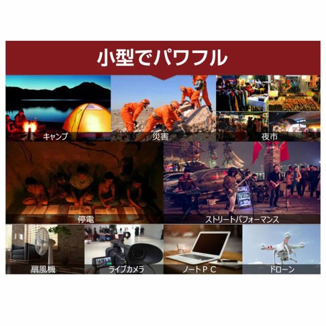超特価即納 ポータブル電源 ソーラー充電 ポータブル 家電充電 PSE認証済の通販はau PAY マーケット - 明誠ショップ|商品ロットナンバー: 大容量 64800mAh/240Wh 家庭用蓄電池 純正弦波 AC/DC/USB出力 電量表示 通販爆買い