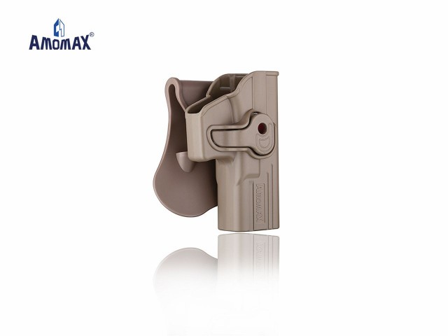 Amomax Glock エアソフトホルスター 右用・パドル Black (G19 23 32 ISSC M22 ICS BLE-XAEシリーズ)