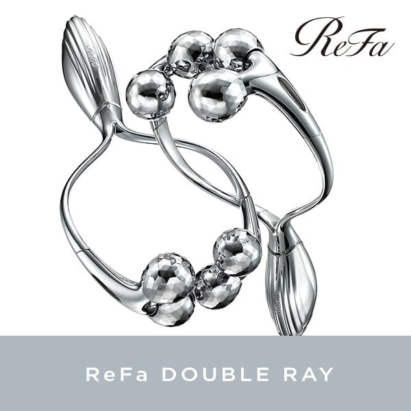 美品未使用 ReFa DOUBLE RAY リファ ダブルレイ美顔ローラー+