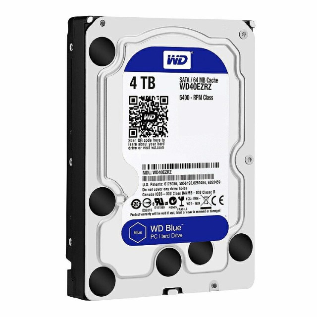 Western Digital WD BLUE HDD 4TB WD40EZRZ ウエスタンデジタル ハードドライブ