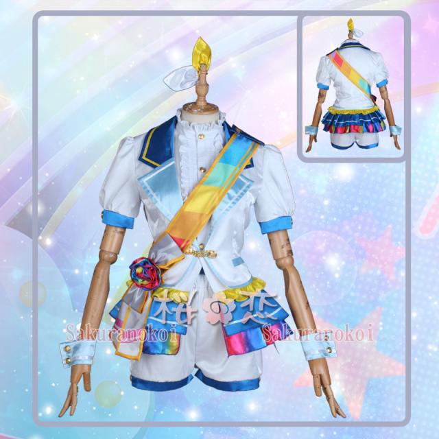 アウトレット送料無料 ラブライブ コスプレ 衣装 Lovelive 虹ヶ咲学園スクールアイドル同好会 天王寺璃奈 風 Rainbow Rose打歌服 衣装 コスチューム コミケy2 ランキング入賞商品 Farmerscentre Com Ng