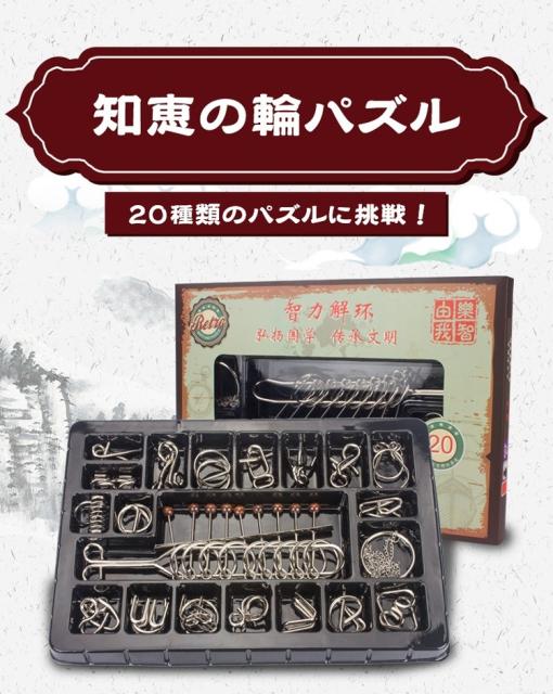 本店は 知恵の輪 パズル 点セット 子供から大人まで 脳トレ チャイニーズリング 九連環 暇つぶし ボケ防止に メタル製 知育玩具 Epp62 在庫限りセール Www Theitgroup It