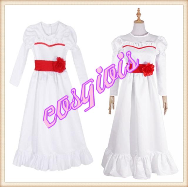 在庫限りセール 即送可能 アナベル 死霊館の人形 Annabelle コスプレ衣装 仮装 ハロウィン イベント コスチューム 変身 制服 ワンピース プレゼント 在庫あり 即納 Www Iacymperu Org