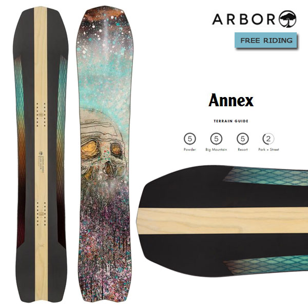 スノーボード 板 19 Arbor アーバー Annex アネックス フリーライド カービング パウダーの通販はau Wowma ワウマ スポーツショップ Move Au Wowma 店 商品ロットナンバー