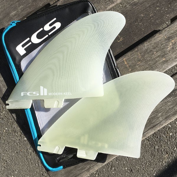 限定品国産 FCSII MODERN KEEL PG CLEAR TWIN FINS ツインフィン FCS2