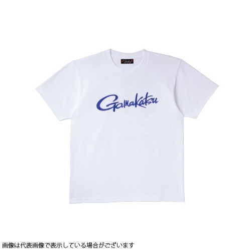 がまかつ ｇｍ３５７６ ｔシャツ 筆記体ロゴ ホワイト ｌの通販はau