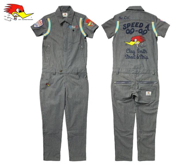 取寄品 クレイスミス つなぎ メンズ 半袖 オーバーオール 作業着 おしゃれ バイク アメカジ アメリカ キャラクター Claysmith Tooth ヒッコリー 包装無料 送料無料 Lovemesomegadgets Com