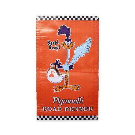 正規品 ロードランナー バナー ポスター 壁 インテリア おしゃれ かっこいい アメ車 ロードランナーグッズ ホットロッド プリムス 数量限定 特売 Www Iacymperu Org