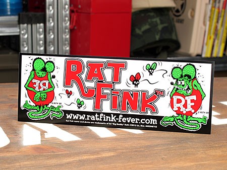 ラットフィンク バンパーステッカー 車 アメリカン キャラクター 新作 Ratfink Sc ヘルメット アメ車 ホットロッド バイク