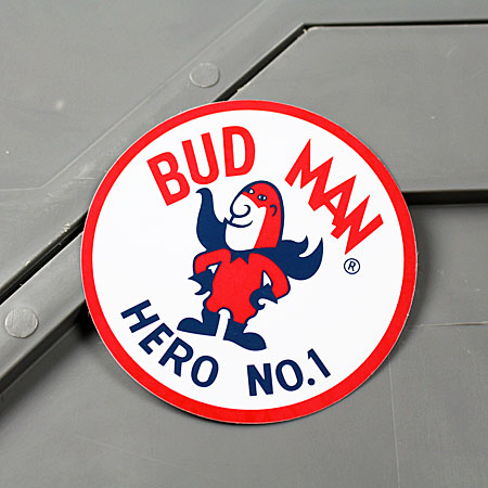 ステッカー バドワイザー ビール 車 バイク アメリカン キャラクター Bud Man バドマン Sc Ms091 Fee ステッカー バドワイザー ビール 車 バイク アメリカン キャラクター Bud Man バドマン Sc Ms091 Fee