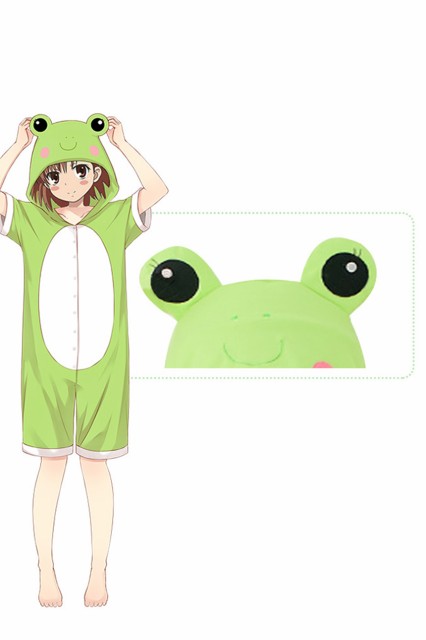 A Certain Scientific Railgun Gekota Mikoto Misaka Pajamas Cosplay Costume [AAS008]