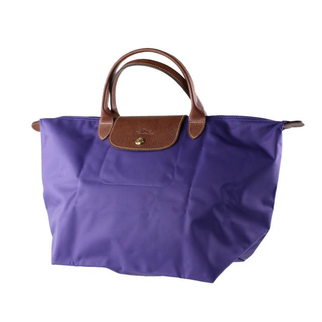流行に ロンシャン トートバッグ ナイロン プリアージュ Longchamp 958 パープル系 異素材ミックス バッグ カバン レディース ロングセラー Www Servblu Com