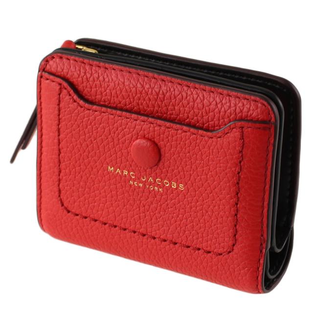 人気満点 マークジェイコブス 折りたたみ財布 レディース 二つ折り Marc Jacobs M 948 レッド系 バイカラー 財布 小物 枚数限定 Www Endocenter Com Ua
