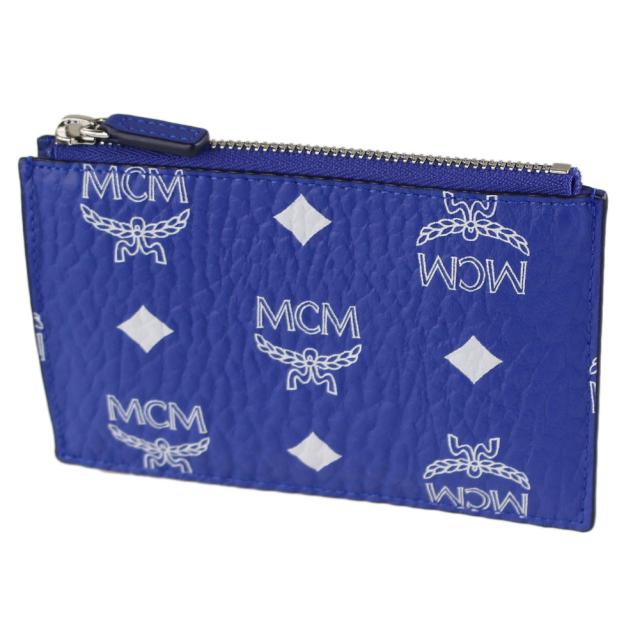 超歓迎 エム シー エム キーケース キーリング メンズ モノグラム Mcm Mxkasvi01 H1001 ブルー系 財布 小物 格安即決