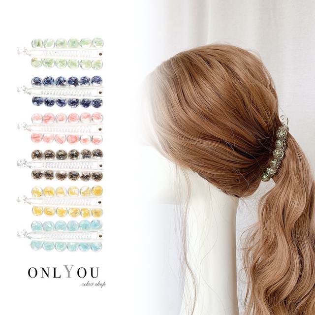 10 Off ヘアアクセサリー バナナクリップ 跡がつかない 大きめ クリアサークルシェル 透明 大人 かわいい おしゃれ レ クリップ