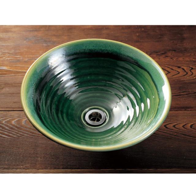 国際ブランド 洗面 洗面ボール 洗面ボウル 手洗い鉢 洗面台 磁器 洗面 ボール ボウル 沙羅 織部 Sサイズ 直径3ミリ 全品送料無料 Olsonesq Com