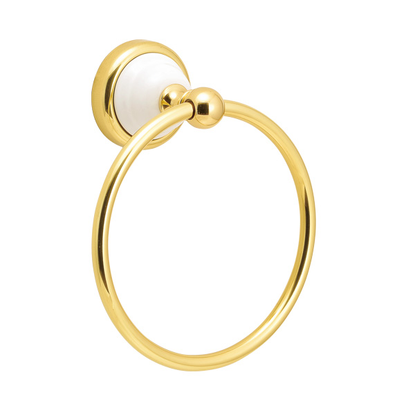 おしゃれ タオルハンガー 真鍮 タオル掛け おしゃれ タオルリング Ce クリア仕上げ ゴールド 金色 W154 H1mm セラミックシリーズ 洗面 トイレ 人気再入荷 Centrodeladultomayor Com Uy