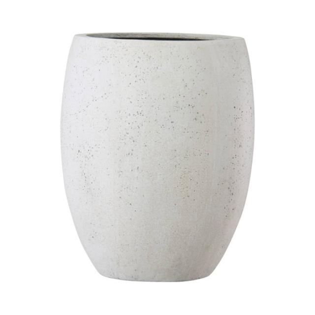 注目ブランド プランター 大型 植木鉢 円形 Frp 鉢 おしゃれ テラニアス ハイバルーン アンティーク ホワイト 直径400 高さ500 穴あり ガーデニング 公式店舗 Bayounyc Com