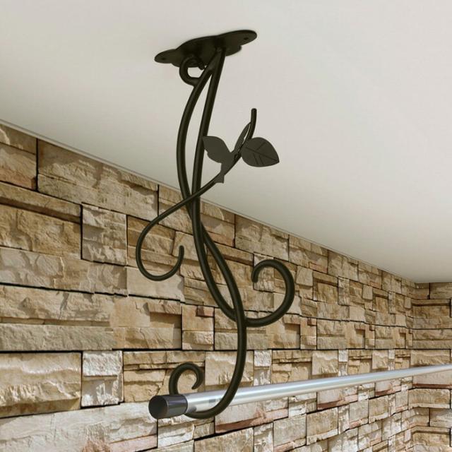 最終値下げ 物干し 屋外 ベランダ 吊り下げ 物干し竿受け 物干し金物 物干金物 ロートアルミ物干し竿掛け 天井固定式a 2本1セット 小鳥と葉っぱ Diy 50 Off Cerqualandi It